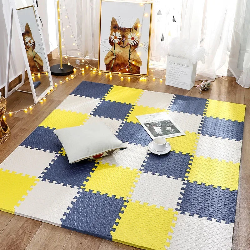 SpeelZacht Baby Play Mat – 12-piece soft crawling mat for safe play and exploration | Bowlift