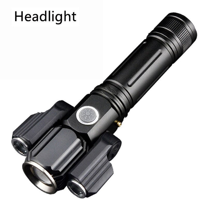 BowLift | Three Head Rechargeable Rotatable Flashlight