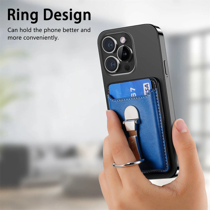 BowLift | Leather Magsafe Phone Wallet Holder