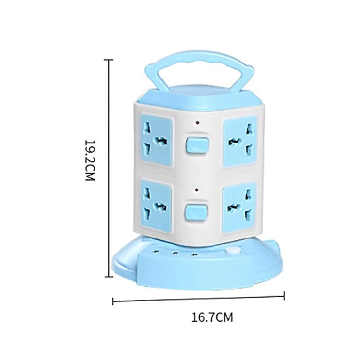 Tower Design Surge Protector Vertical Power Strip | Bowlift