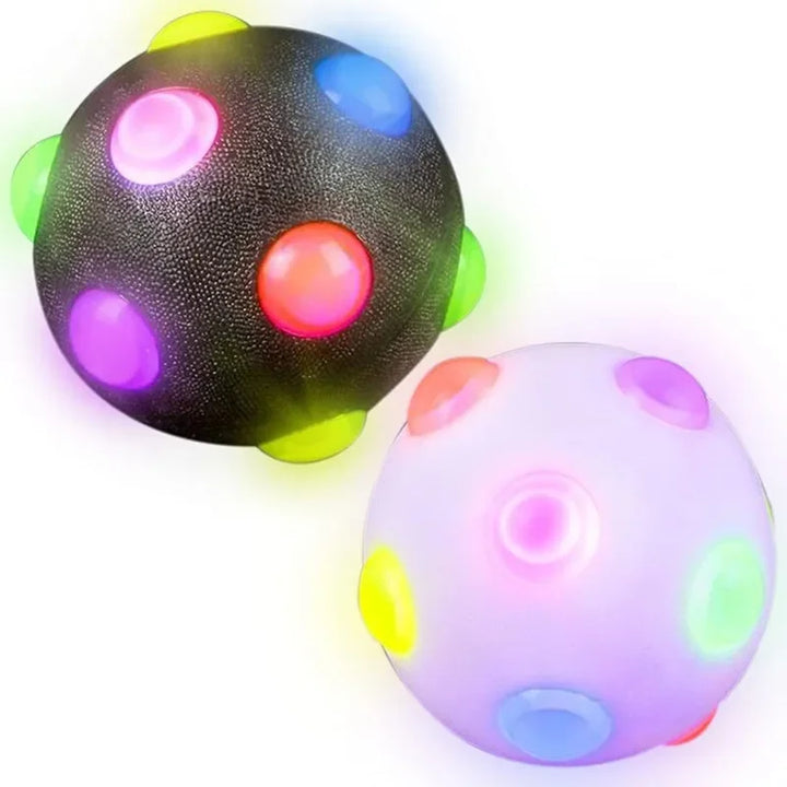BowLift | Dog Toy GlowPaw Ball | LED Light Ball | Elastic & Bite Resistant | For Dogs, Cats & Children