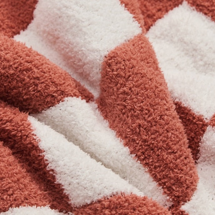 COLOURFUL CHECKERBOARD THROW | Bowlift