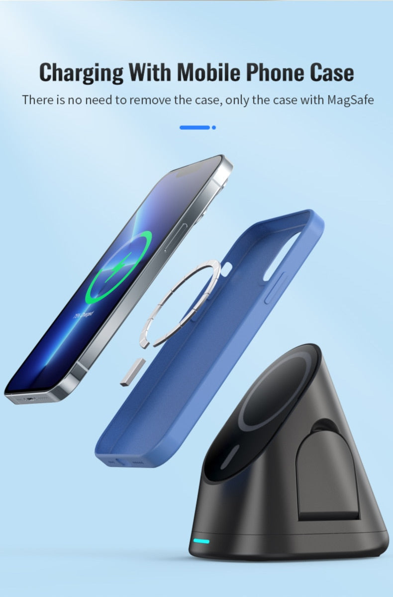BowLift | 3in1 Space Station Magnetic Wireless Charger Stand