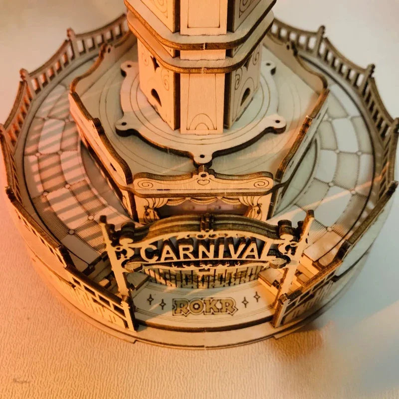 BowLift | Wooden 3D Puzzle DIY Carnival Tower Kit
