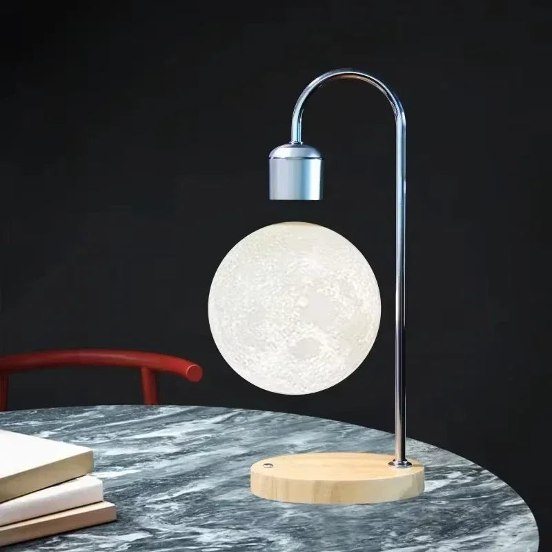 BowLift | LED Moon Lamp with Magnetic Levitation and Wireless Charging