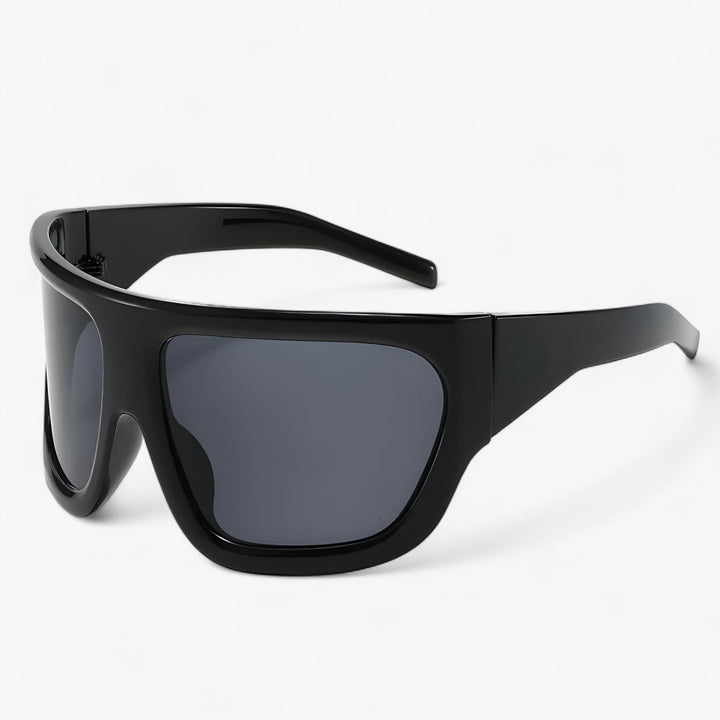 Oversized Steampunk Sports Sunglasses with Wraparound Design – Ignix | Bowlift