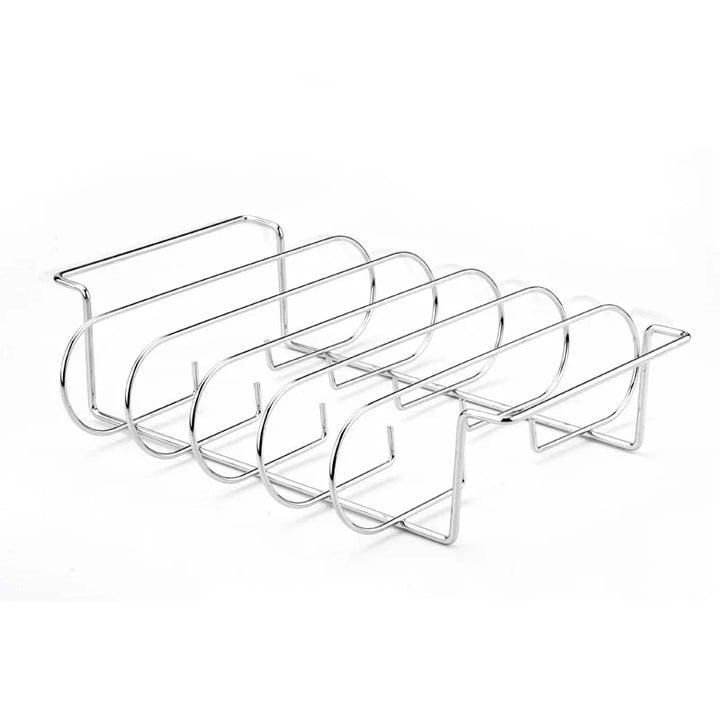 BowLift | Rib Holder GrillMeister Pro | For 4 Racks | Non-Stick Coated | For Gas Grill & Oven