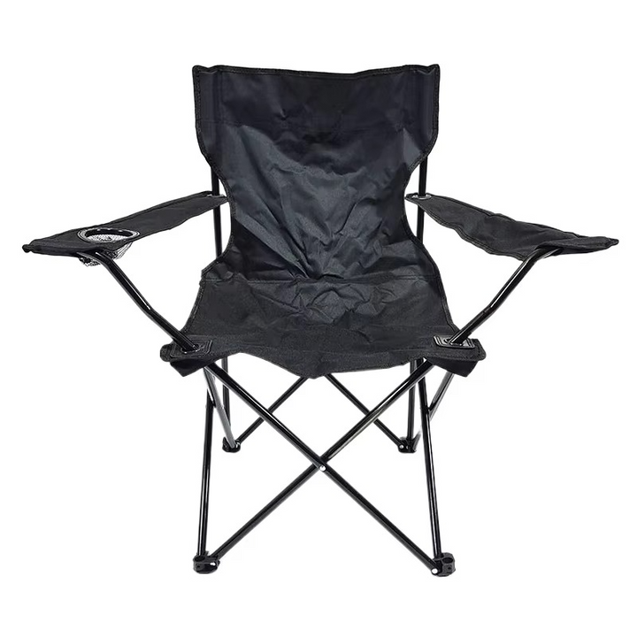 BowLift | Portable Folding Camping Chair with Armrest, Backrest & Cup Holder