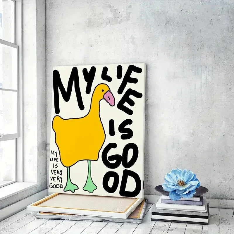 My Life is Good Wall Art | Bowlift
