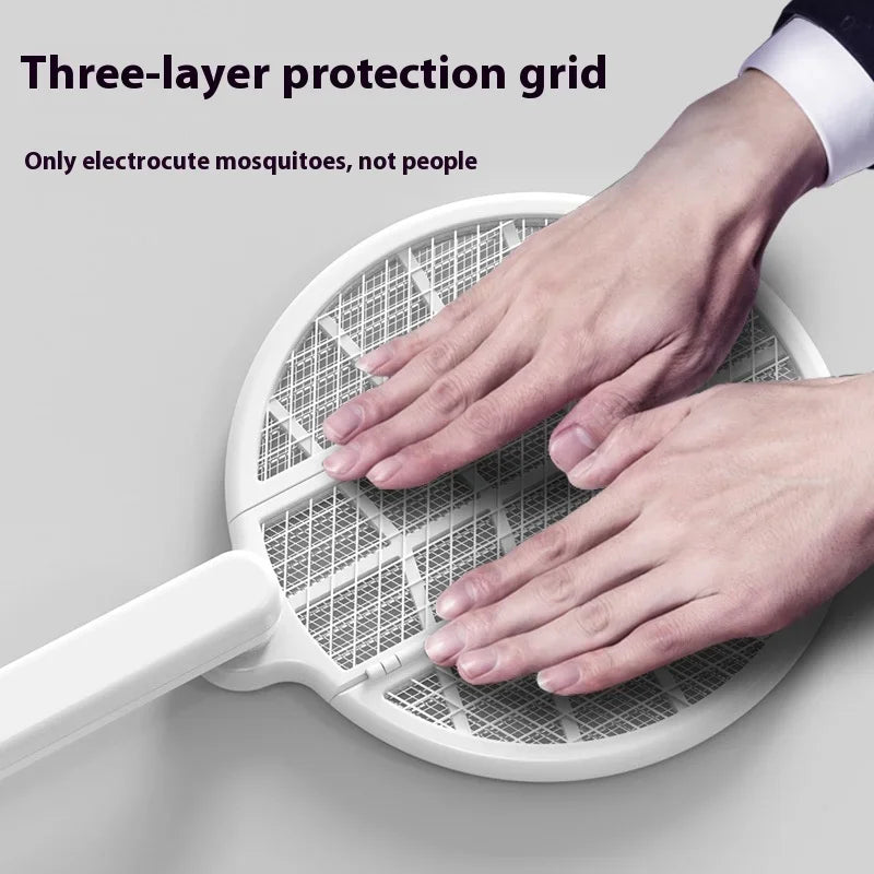 Foldable Automatic Lamp Mosquito Zapper Racket | Bowlift