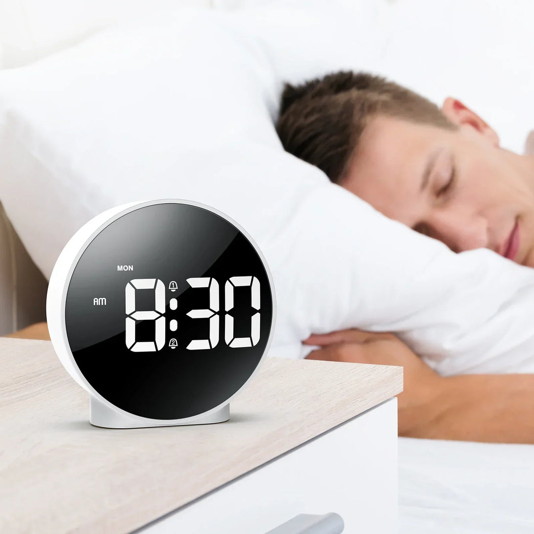 Compact LED Digital Table Clock – Modern Design with USB Connection | Bowlift