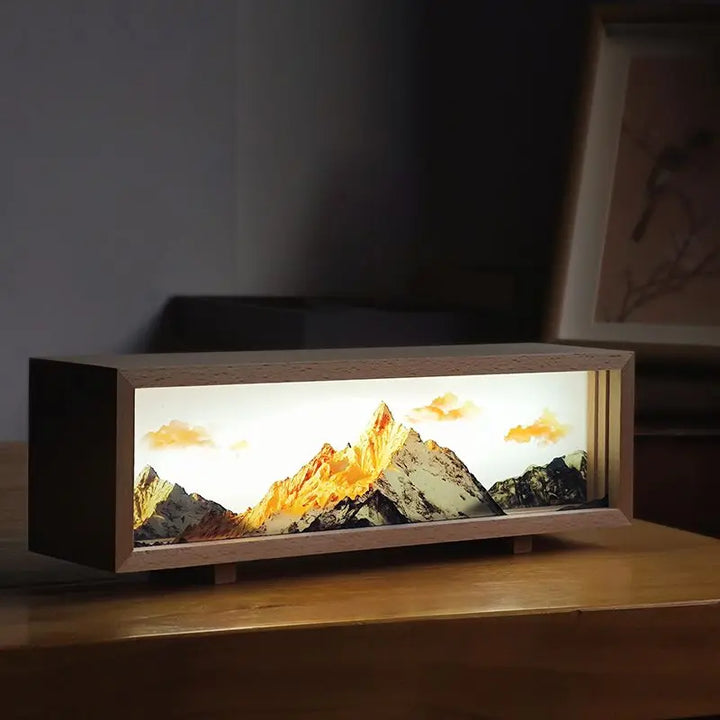 Dream Aura Interactive Desktop Artsy Canvas Lamp | Bowlift