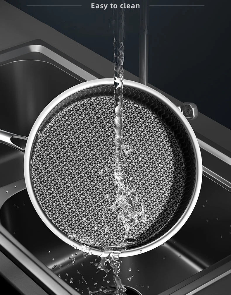 SmartSlick - Antibacterial Oil-Saving Cooking Pan with Non-Stick Coating Bowlift