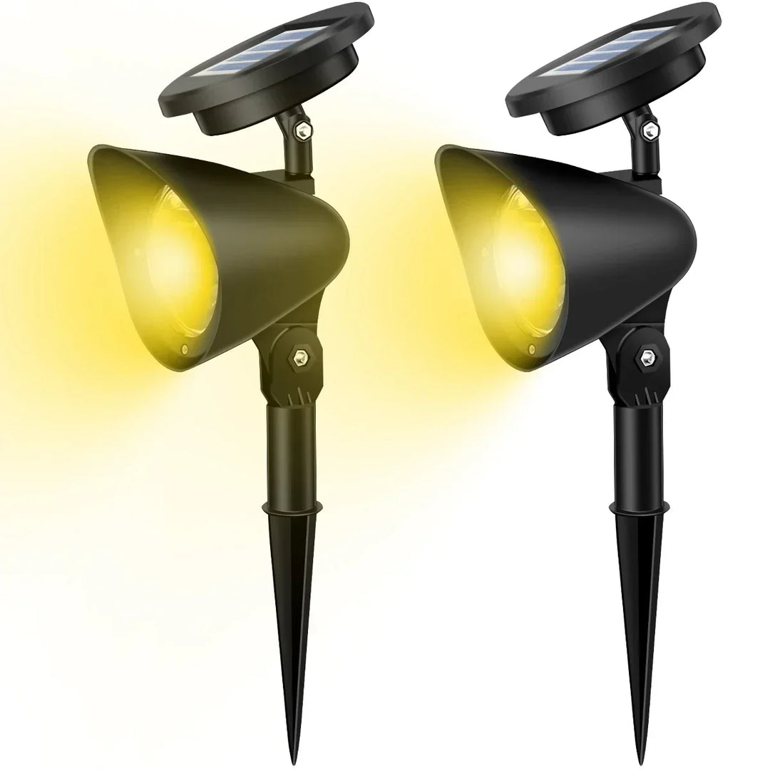 BowLift | Solar-spotlight LumiFokus | LED garden spotlight | IP65 waterproof | For trees, paths & landscape lighting