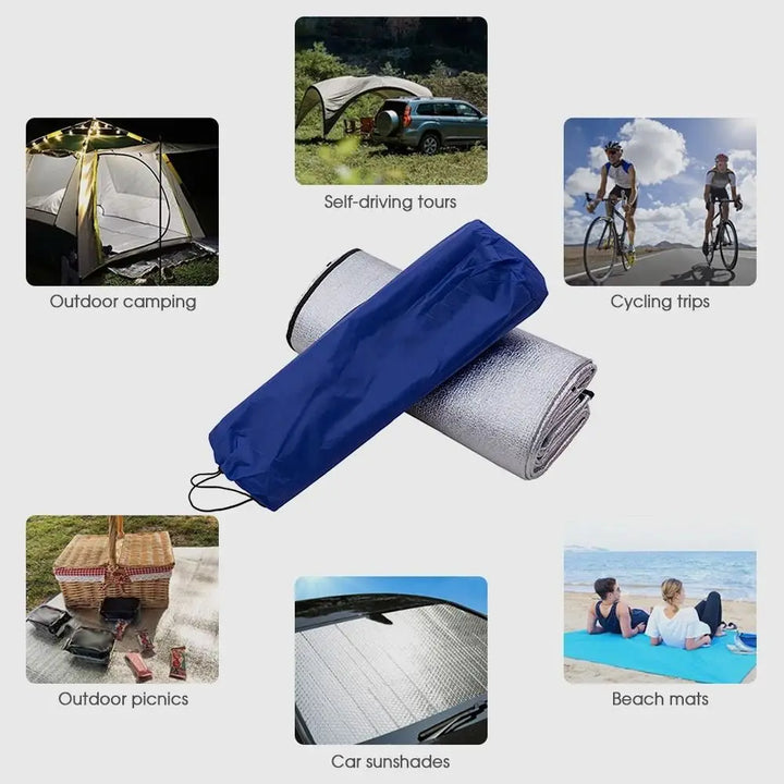 BowLift | Sleeping Mat ThermaFoil Pro | Ultralight & Waterproof | Heat Reflective | For Camping & Outdoor | 25 mm Thick