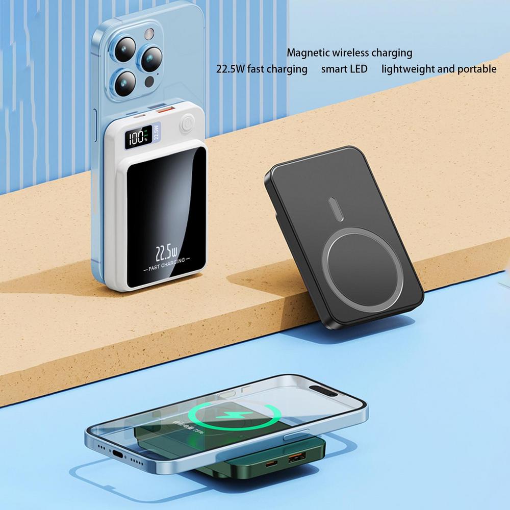 BowLift | Double Energy Wireless Magnetic Power Bank