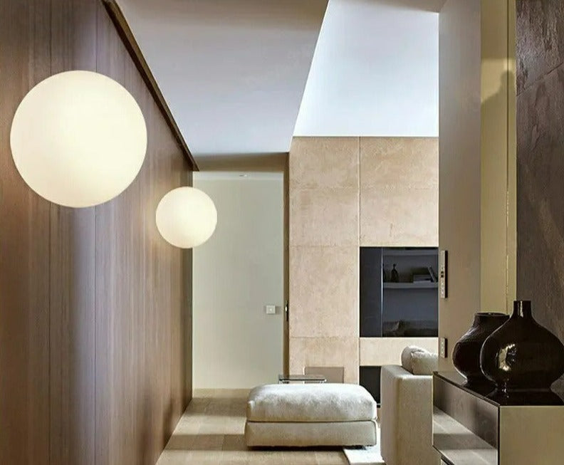 BowLift | GlaciaLuxe – Minimalist Wall Lamp with Glass Stone Design