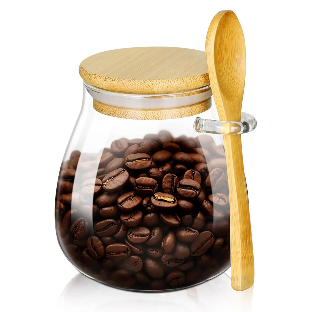 BowLift | Premium Glass Airtight Canister with Sealed Lid for Kitchen Storage