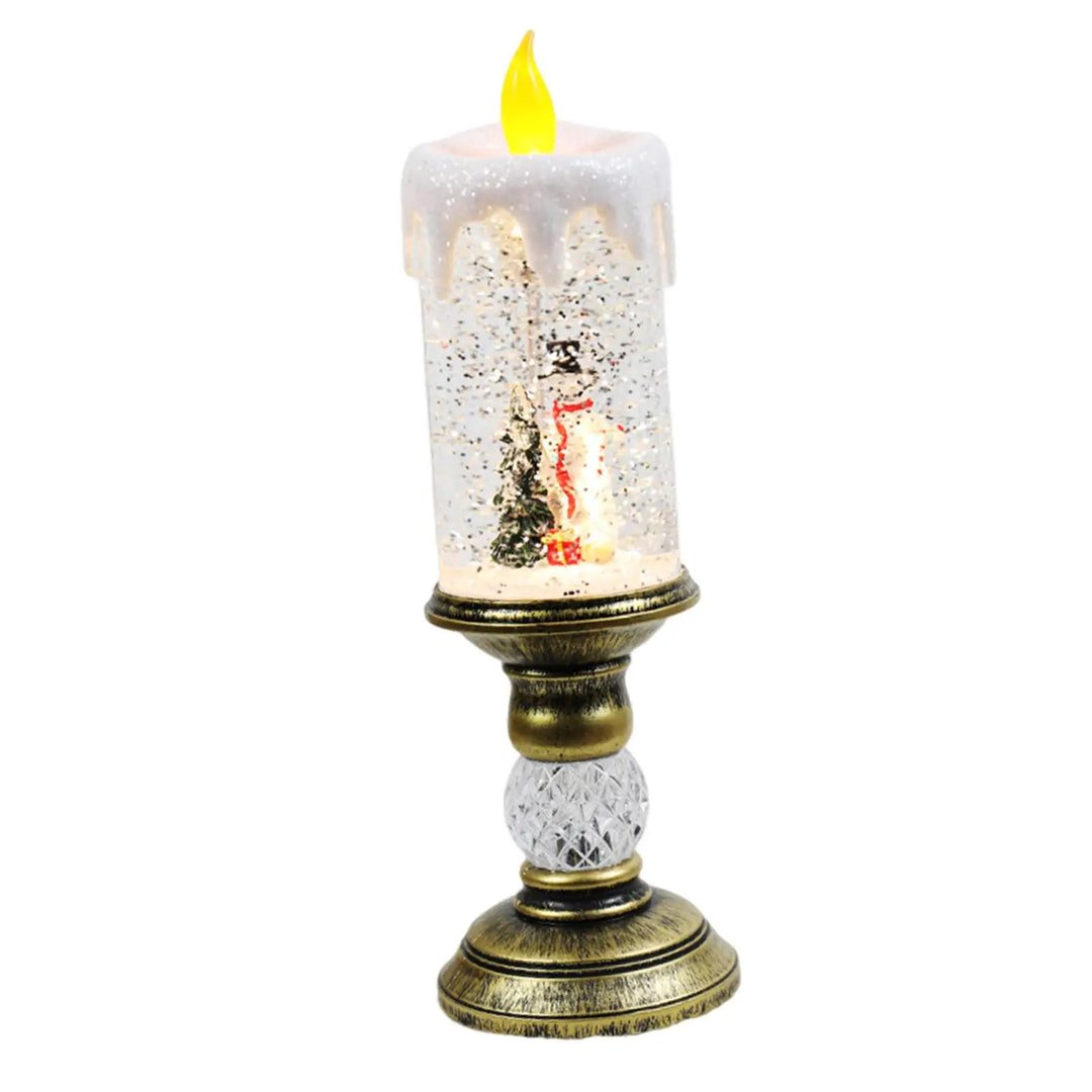 Crystal Echo Christmas Water Candle | Bowlift