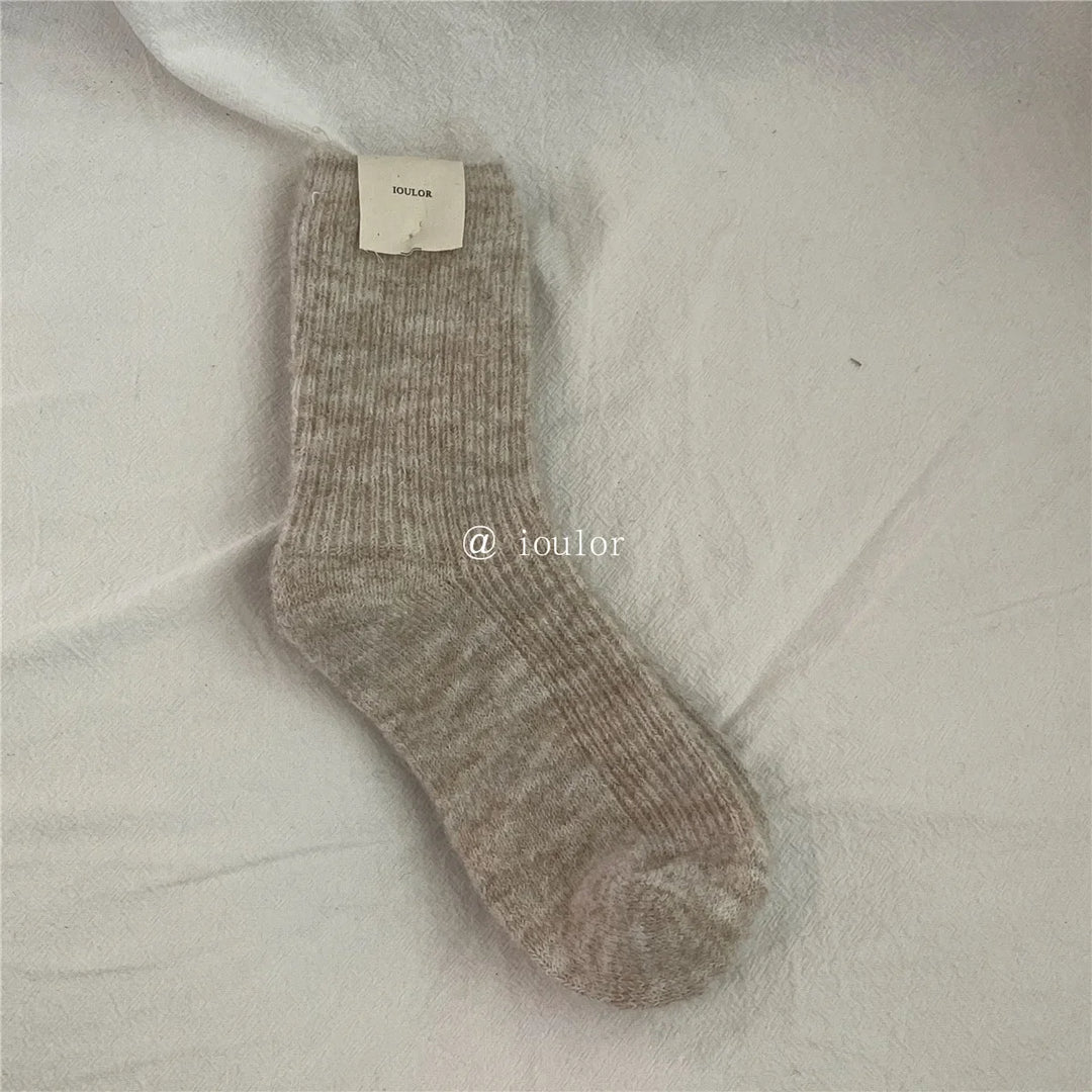 BowLift | CozyWarmth | Women's Thermal Socks | 9% Wool & Cashmere | Extra Thick & Soft | Japanese Knitting Style