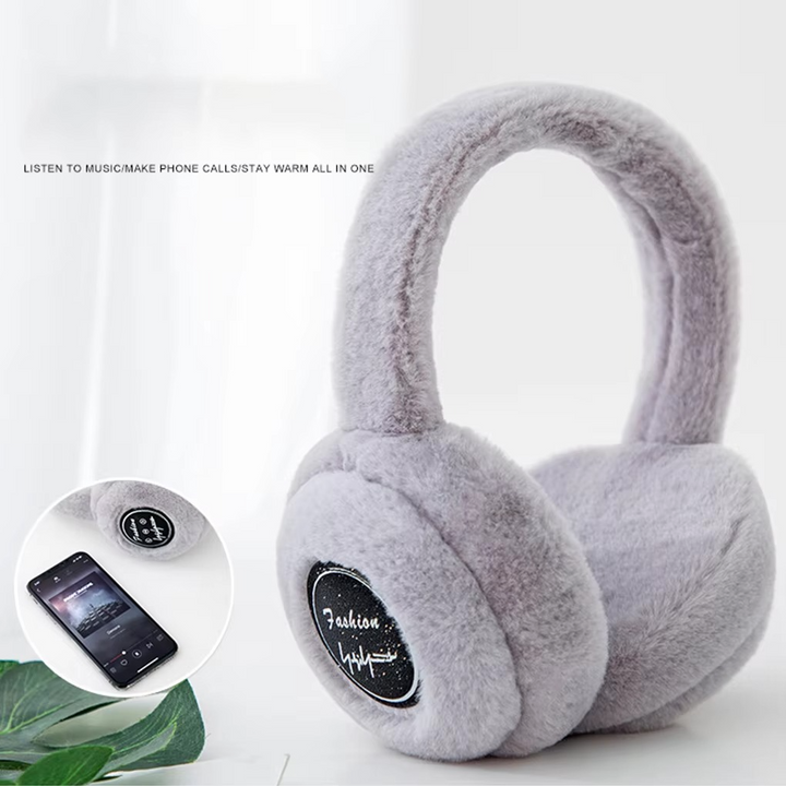 BowLift | Wireless Plush Earphones with Bluetooth 5.2 and Warm Fur Design