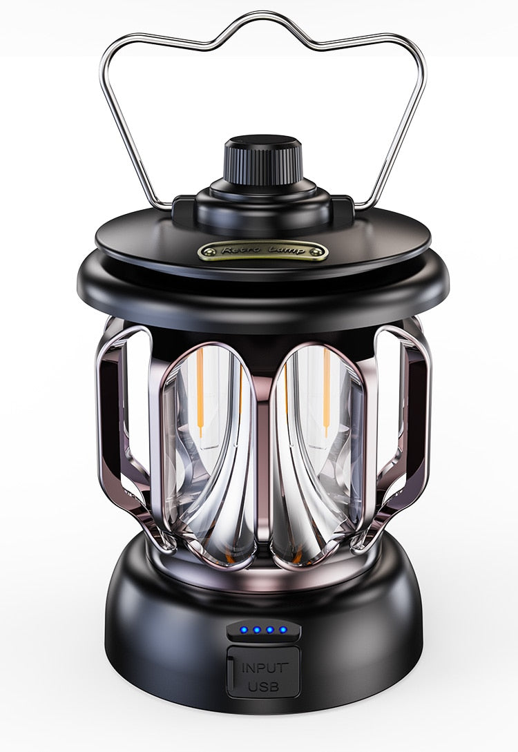 Retro Power Bank Camping LED Lamp | Bowlift