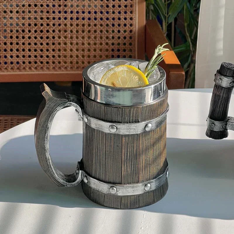 BowLift | 3D Viking-Style Wooden Mug