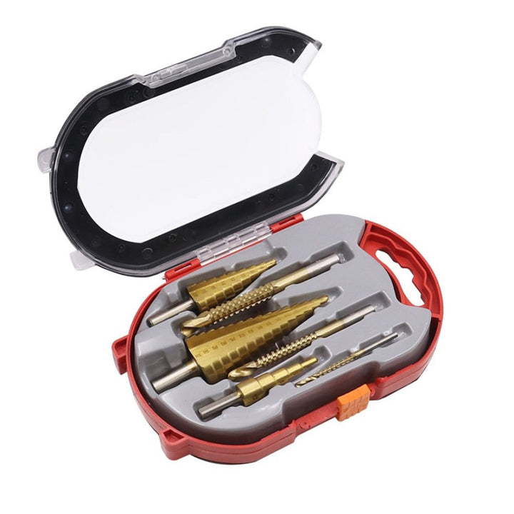 BowLift | 6-piece Titanium Drill Bit Set | For precise drilling through metal, wood, and other materials