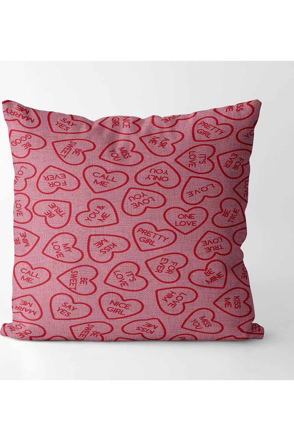 Rosa Quadrat Decorative Pillowcase | Bowlift