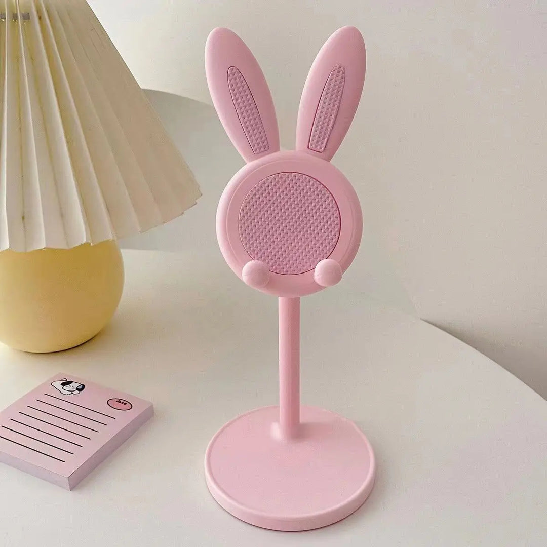 BowLift | HoppelStand Handy Holder | Height Adjustable & Tiltable | Cute Rabbit Design | For Phone & Tablet