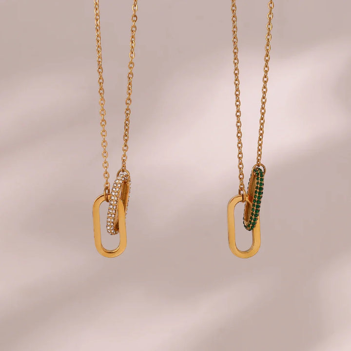 BowLift | Classy Paper Clip Link Love Necklace