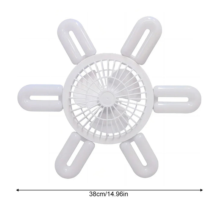 Silent Adjustable Remote Control Ceiling Foldable Fan Lamp | Bowlift