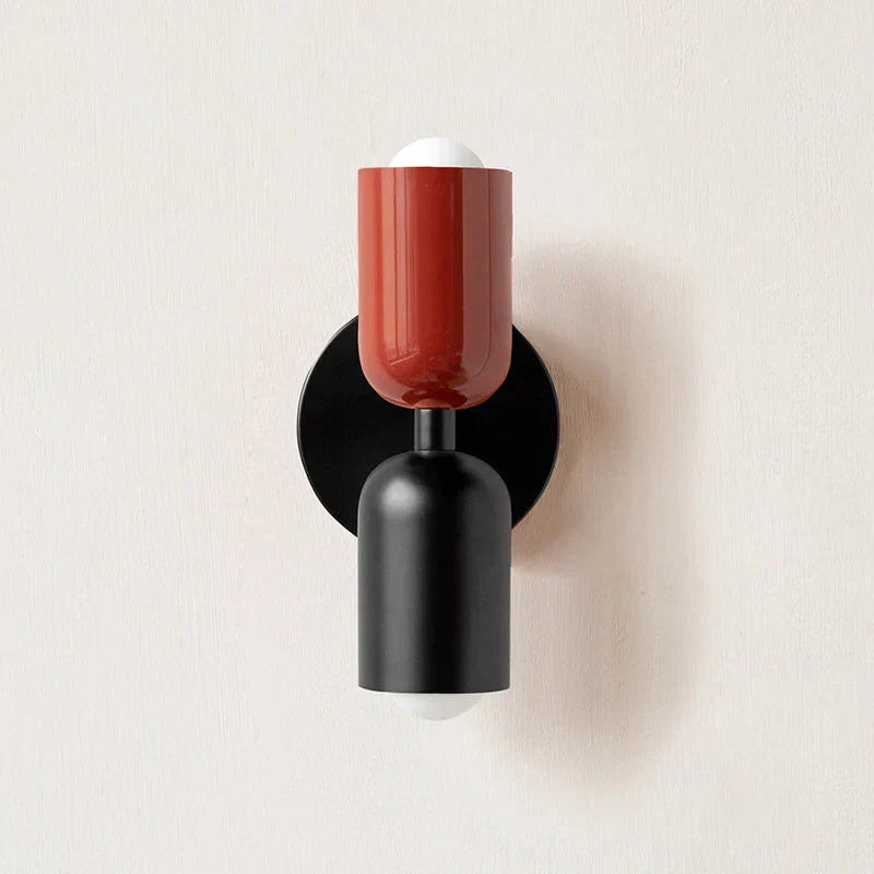 BowLift | Double Head Wall Lamp Black Base