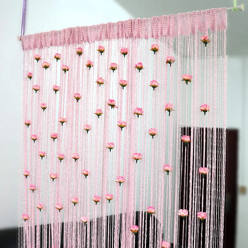 BowLift | Floral Decorative Hanging Room Divider Curtain