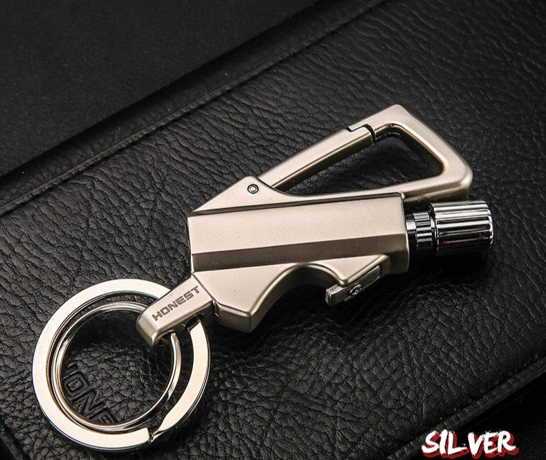 Outdoor Windproof Lighter Match Keychain | Bowlift