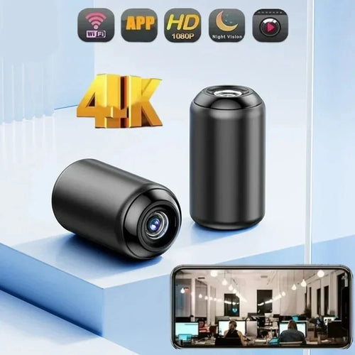 Mini 1080p wireless indoor security camera with night vision and app control Bowlift
