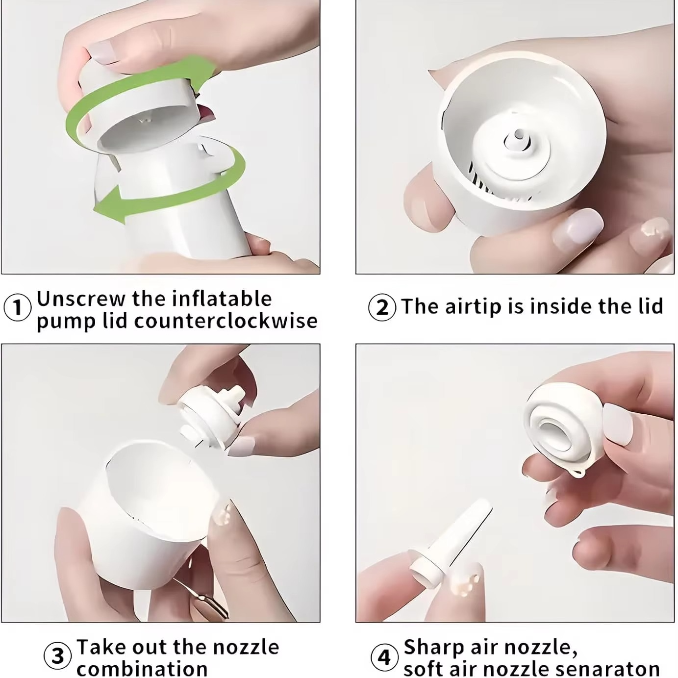BowLift | Portable Mini Air Pump with Rechargeable SOS Light for Camping and Outdoor Use