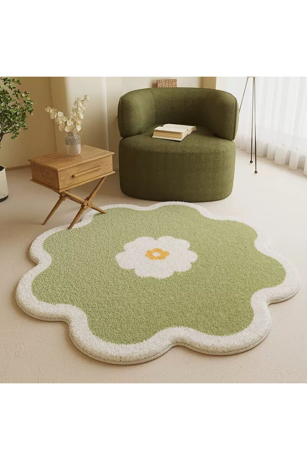 Floral Decor Rug | Bowlift
