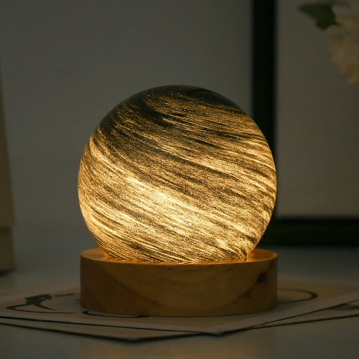 KosmosGlow - 3D Crystal Planets Night Lamp | Bowlift