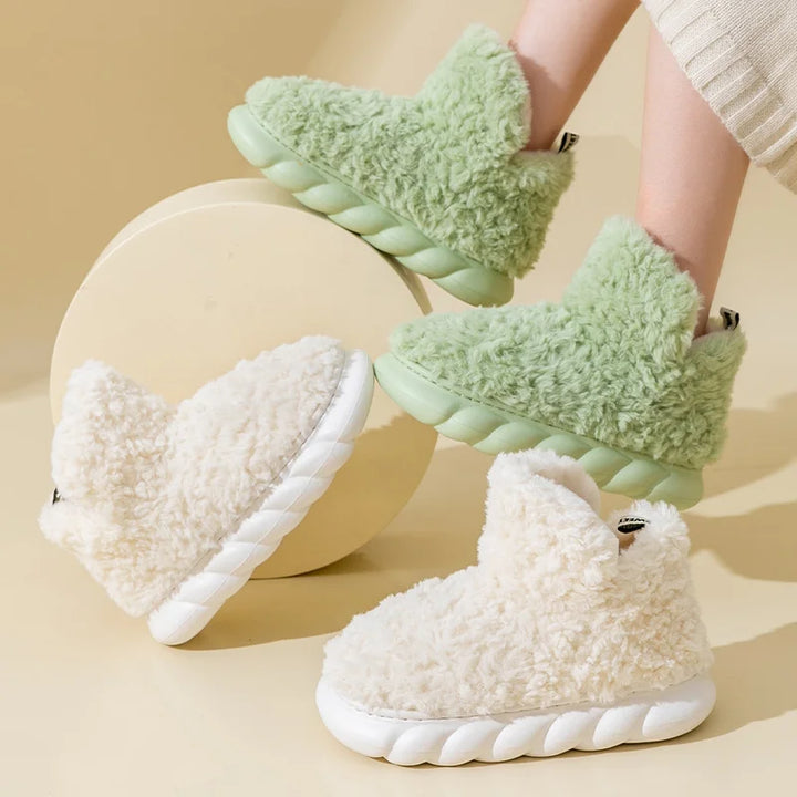 Warm and Cozy Women's Slippers for Autumn and Winter – Non-Slip, Comfortable Slippers for Home and Leisure | Bowlift