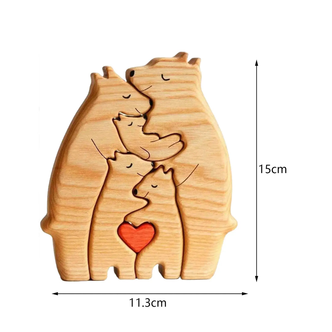 Loving Bears Interlocking Puzzle Decor | Bowlift