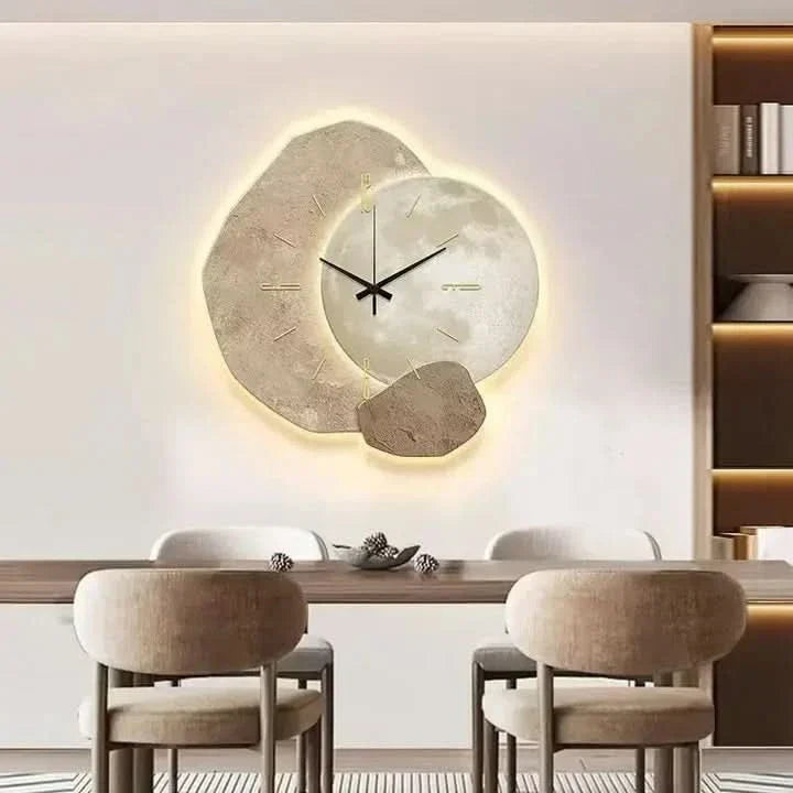 BowLift | Clock - Modern Wall Clock made of Wood
