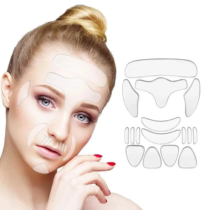 BowLift | Reusable Anti Wrinkle Silicone Sticker 16 Pcs