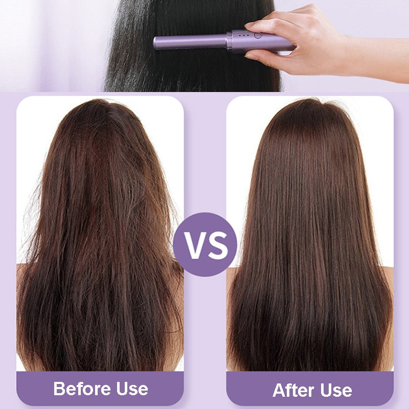 BowLift | USB Powered Smart Heat Iron Comb Hair Straightener
