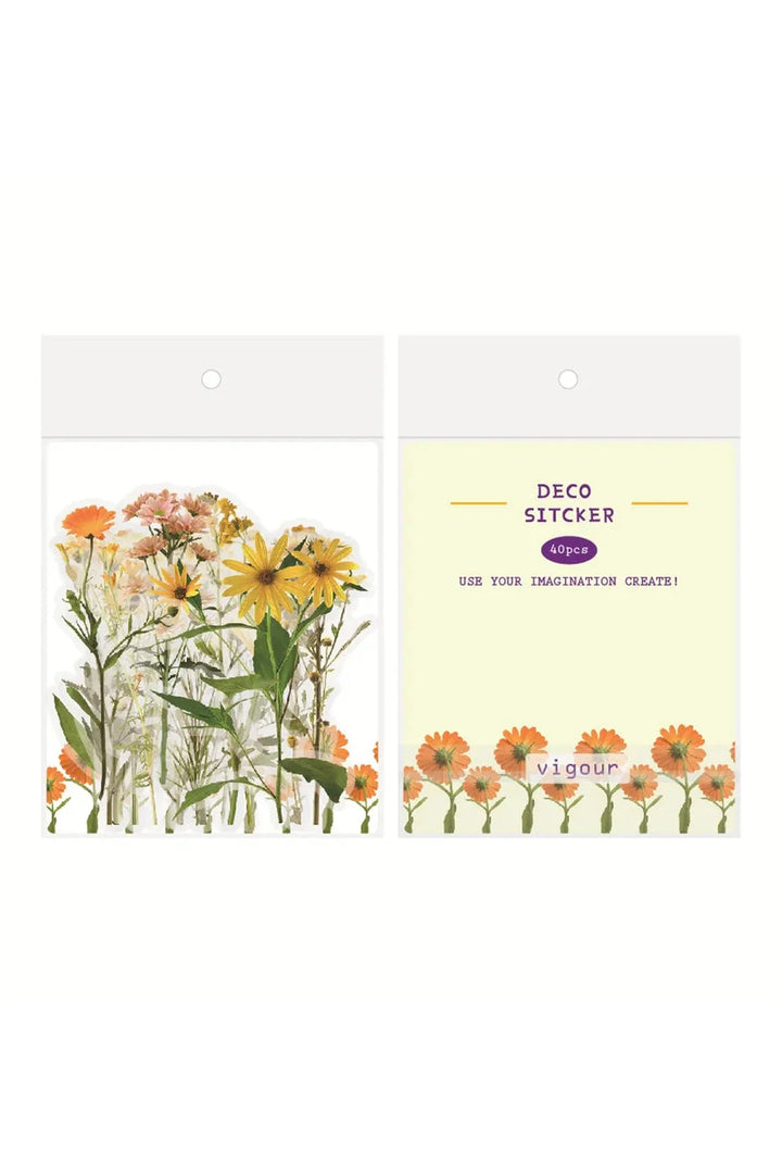 floral scrapbooking stickers | Bowlift