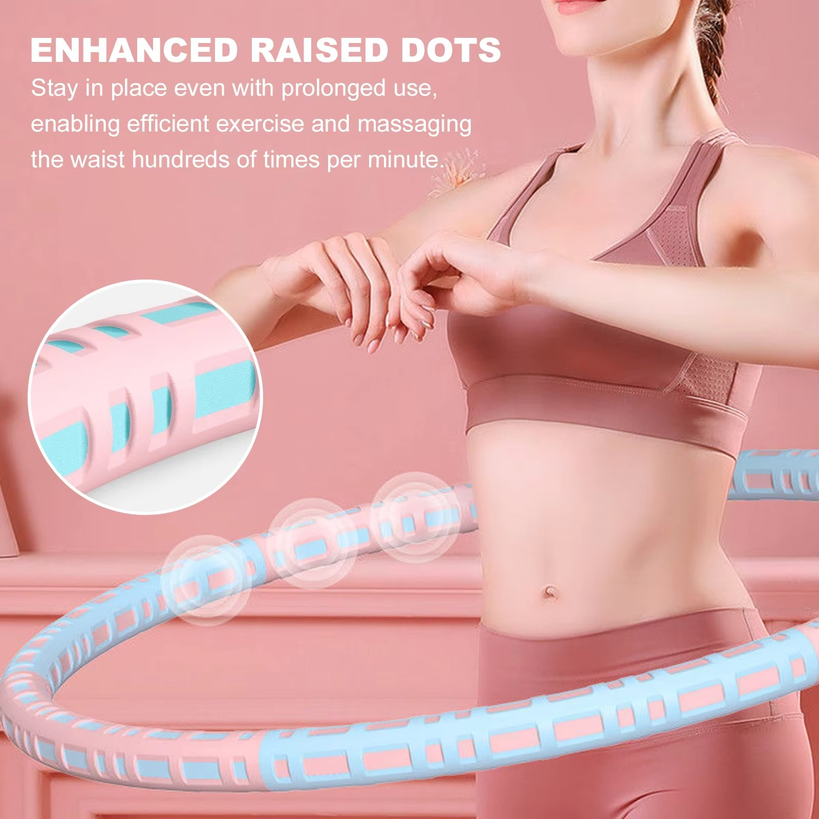 BowLift | Detachable Stainless Steel Weighted Fitness Hoop for Full Body Exercise