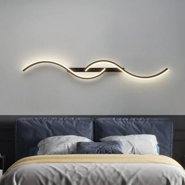 BowLift | LumiStripes | Modern LED Wall Lamp | Minimalist Wall Lamp in Stripe Design | Indoor Lighting for Bedroom & Living Room