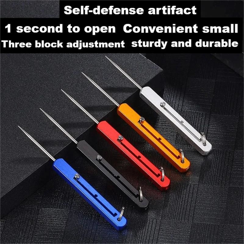 Compact Titanium Outdoor Defense Tool Keychain | Bowlift