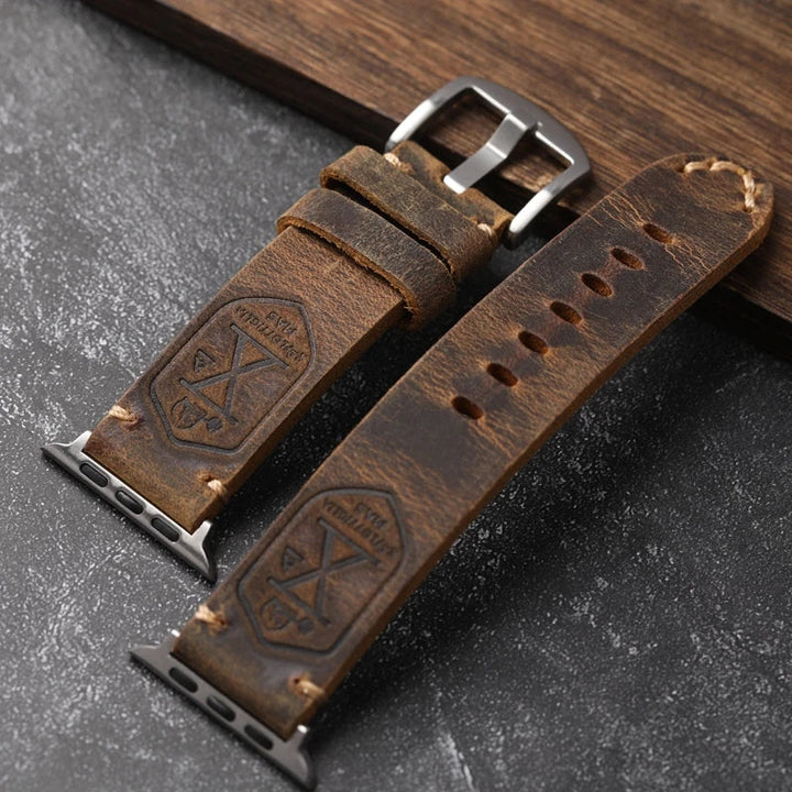 BowLift | Handcrafted genuine leather cowhide Apple Watch band