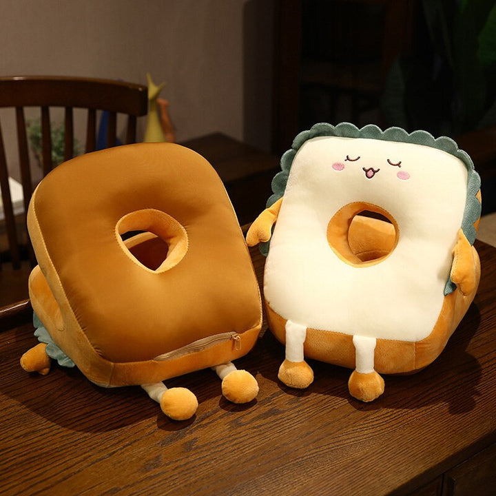 Funny Toast Nap Pillow | Bowlift
